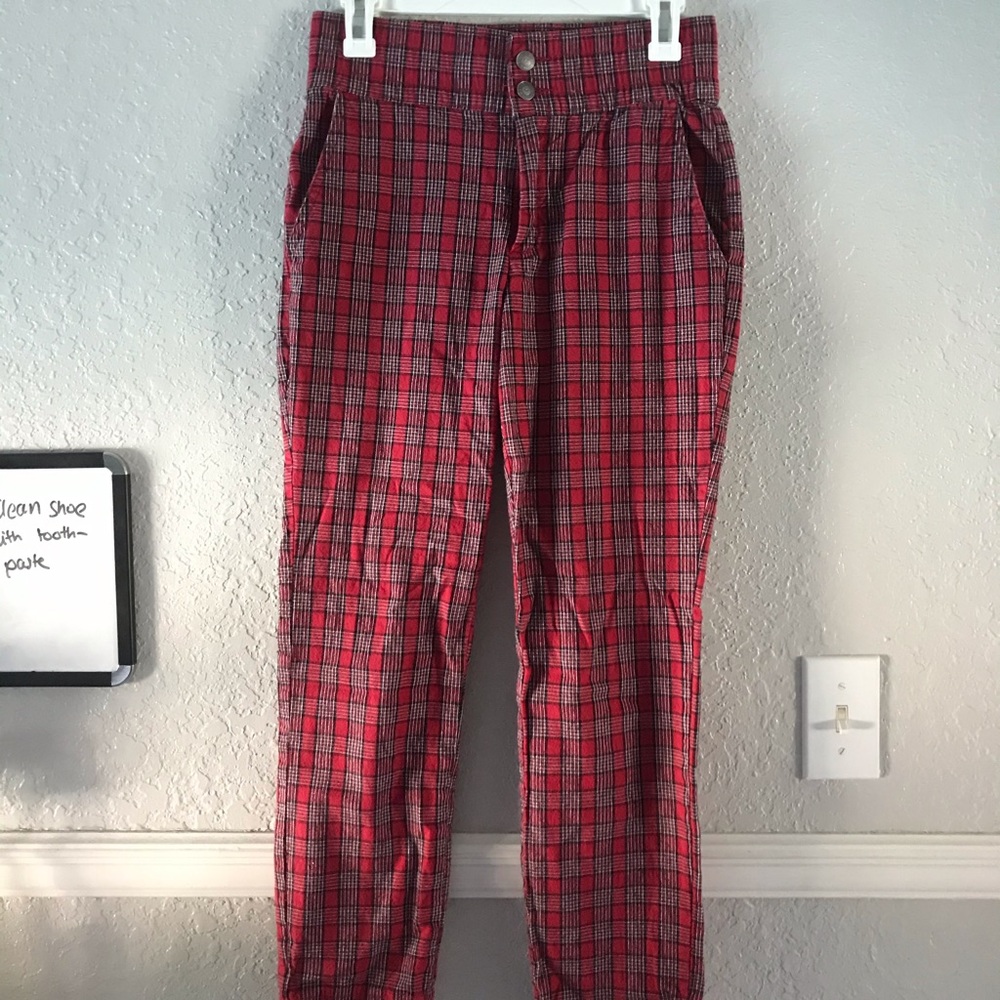 Hollister plaid pants